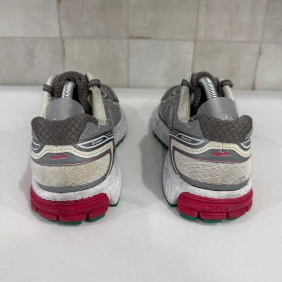 Brooks Ghost 8 GTX Running Shoe Gray Pink Sole 120193-1B-073 Woman's Size 8 Wide - Picture 4 of 13